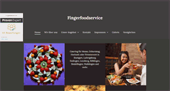 Desktop Screenshot of fingerfoodservice.de